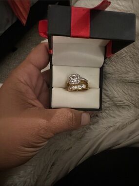 Gold plated ring